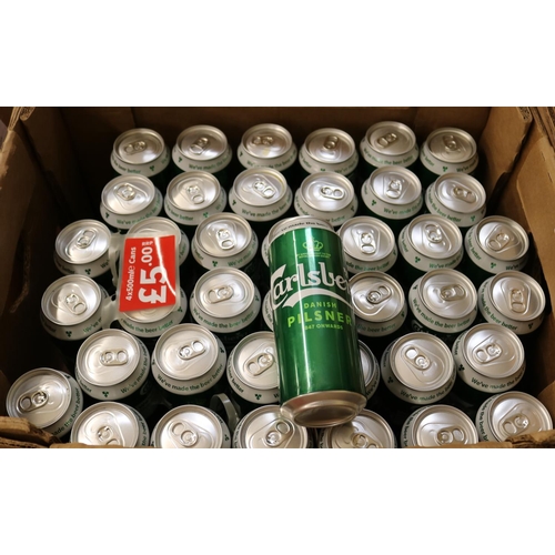 141 - APPROX 40 CARLSBERG PILSNER - 500 ML CANS