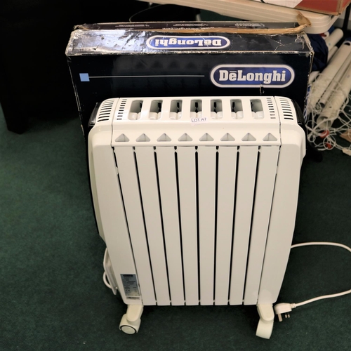 147 - BOXED DELONGHI DRAGON 4S PROGRAMMABLE RADIATOR