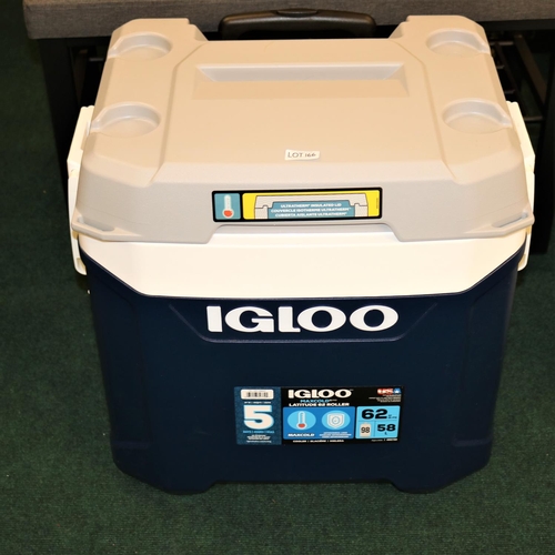 166 - IGLOO 98 CAN ROLLING COOLER BOX