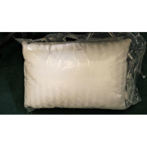 177 - PAIR OF HOTEL GRAND DUCK DOWN PILLOWS