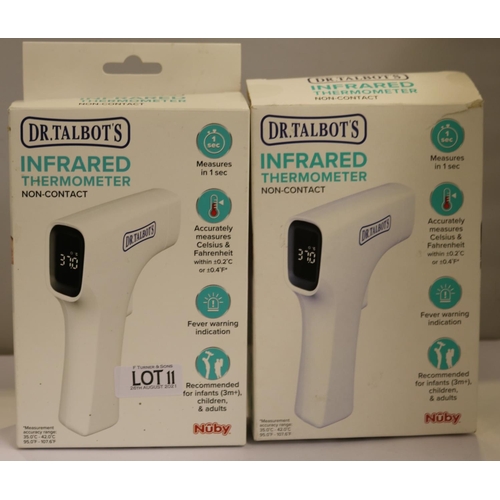 11 - 2 X BOXED DR TALBOTS INFRA RED THERMOMETERS