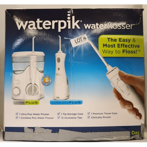 14 - BOXED WATERPIK WATER FLOSSER