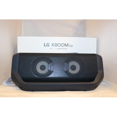17 - BOXED LG X BOOM GO PN7 WIRELESS PORTABLE BLUETOOTH SPEAKER
