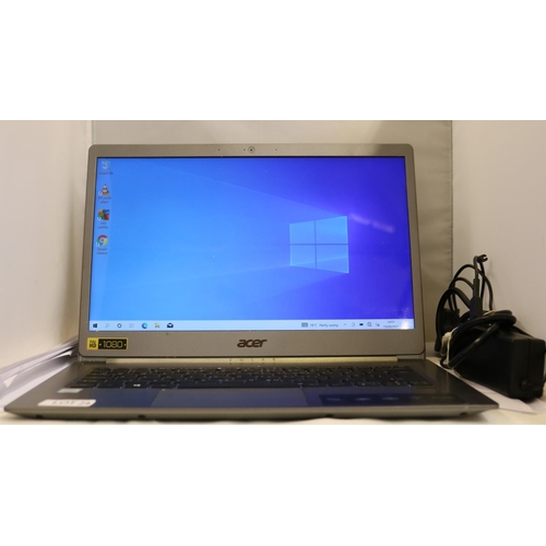 24 - ACER SWIFT 5 LAPTOP COMPUTER WITH CHARGER  - I5 8TH GEN 16G RAM 480G HD