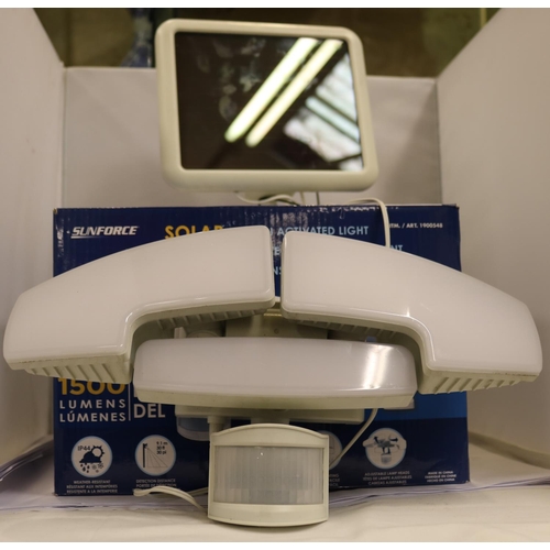 3 - BOXED SUNFORCE SOLAR MOTION LIGHT