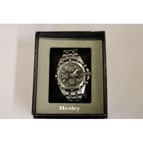 32 - BOXED GENTS HENLEY GRAND PRIX WATCH