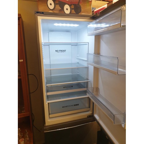 59 - HAIER COMBI FRIDGE FREEZER - LARDER FRIDGE WITH 2 DRAWER FREEZER - READOUT/DISPLAY PANEL FAULTY