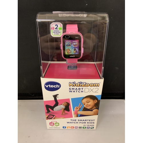 17 - V TECH KIDIZOOM SMART WATCH DX = BOXED PINK