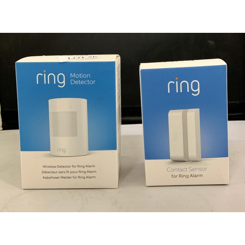 56 - RING MOTION DETECTOR -BOXED/ RING CONTACT SENSOR - RING ALARM -BOXED