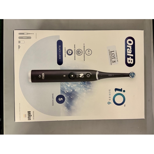 8 - ORAL B IO SERIES 6 ELECTRIC TOOTHBRUSH -BOXED