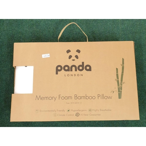 249 - PANDA MEMORY FOAM BAMBOO PILLOW BOXED