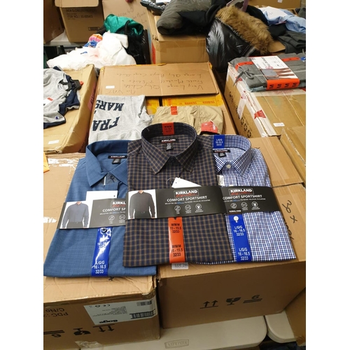 286 - APPROX 30 KIRKLAND SPORT SHIRTS