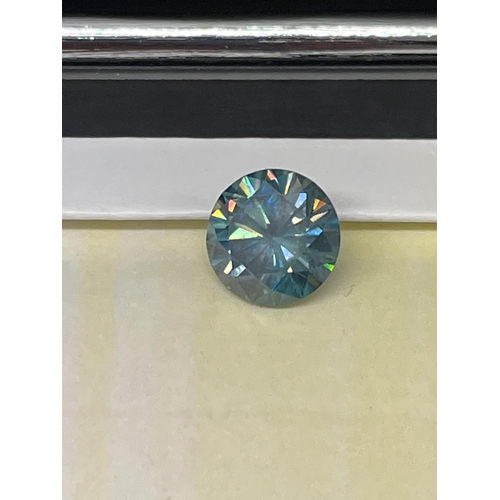 463 - 5.36CT MOISSANITE STONE WITH 1DT GEM TESTING REPORT