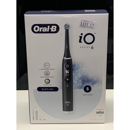 17 - BOXED ORAL B IO SERIES 6 SMART TOOTBRUSH