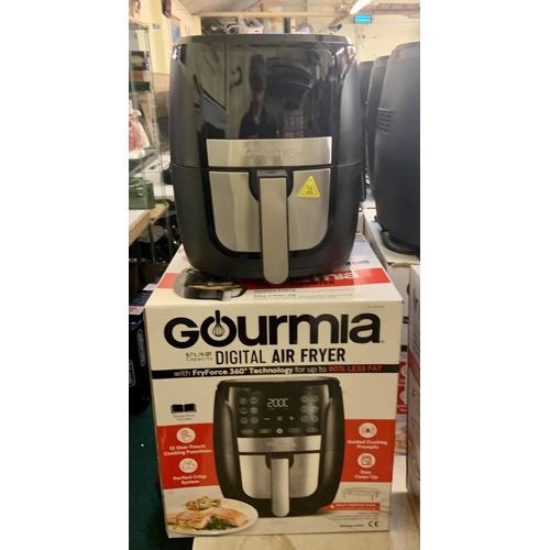 55 - BOXED GOURMIA 5L AIR FRYER - VERY SLIGHT PREVIOUS USEAGE