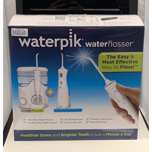 18 - BOXED WATERPIK WATER FLOSSER