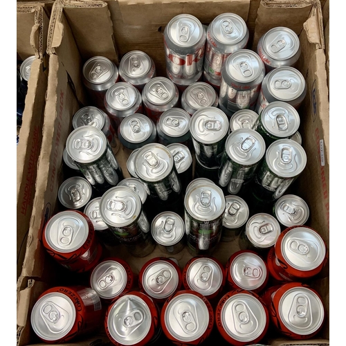 106 - BOX OF MIXED SOFT DRINKS INC. COCA COLA ZERO, DIET COKE, APPLETISE