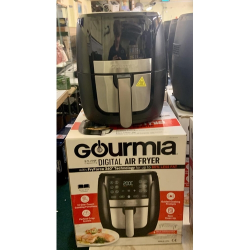 57 - BOXED GOURMIA 5L AIR FRYER - VERY SLIGHT PREVIOUS USEAGE