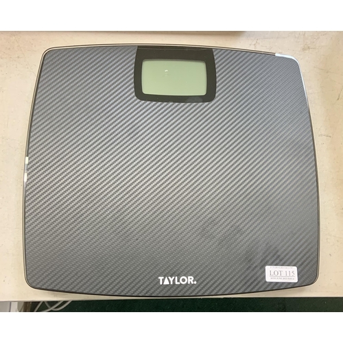 115 - TAYLOR DIGITAL BATHROOM SCALE