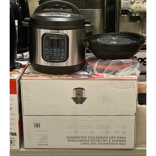 74 - BOXED INSTANT POT GOURMET CRISP - MULTI USE PRESSURE COOKER/AIR FRYER - 7.6L