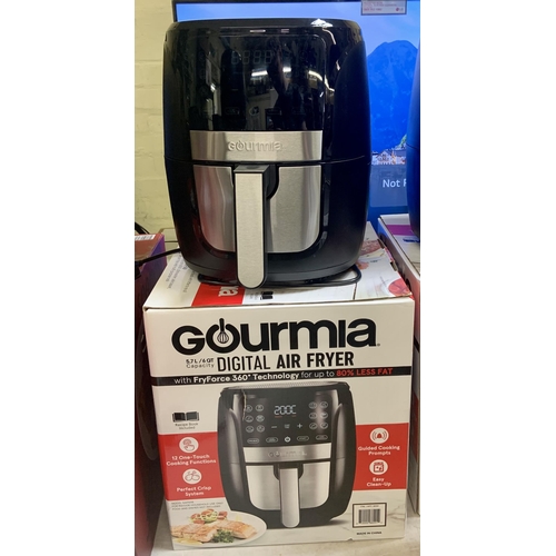 80 - BOXED GOURMIA 5.7L DIGITAL AIR FRYER - SLIGHT PREVIOUS USEAGE