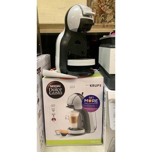 92 - BOXED NESCAFE DOLCE GUSTO KRUPS POD COFFEE MACHINE