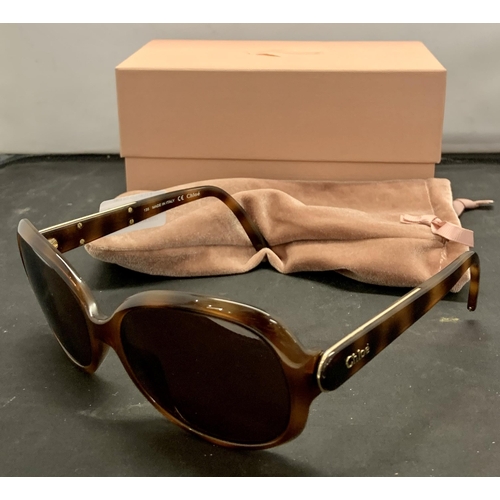 36 - PAIR OF CHLOE TORTOISE SHELL SUNGLASSES - CE611S