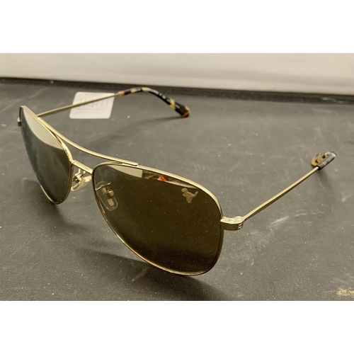 41 - PAIR OF COACH AVIATOR STYLE SUNGLASSES IN LIGHT GOLD COLOUR - 90056G