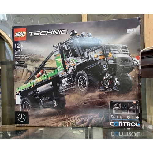 5 - BOXED LEGO TECHNIC MERCEDES BENZ ZETROS TRAIL TRUCK (UNCHECKED)