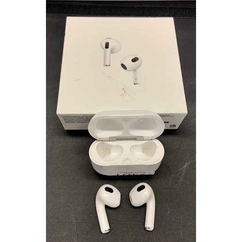 6 - BOXED PAIR OF APPLE AIRPOD 3RD GEN IN WIRELESS CHARGING CASE