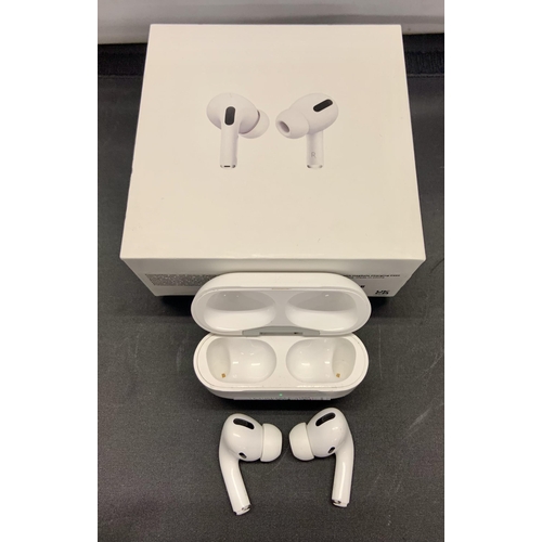 8 - BOXED PAIR OF APPLE AIRPOD PROS IN WIRELESS CHARGING CASE