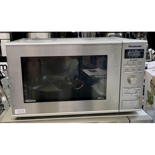 85 - PANASONIC 1000W MICROWAVE INVERTER OVEN - NN-GD37HS