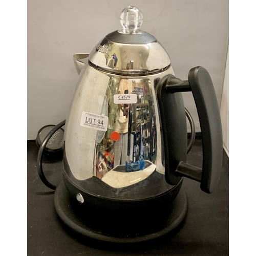 94 - DUALIT STAINLESS STEEL KETTLE ON BASE