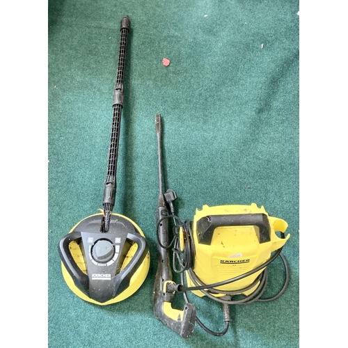 106 - KARCHER K2 PRESSURE WASHER WITH LANCE AND ECK CLEANER