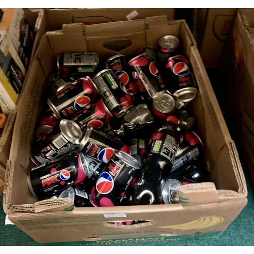 122 - MIXED BOX OF PEPSI MAX CHERRY CANS AND PEPSI MAX CHERRY BOTTLES APPROX X40