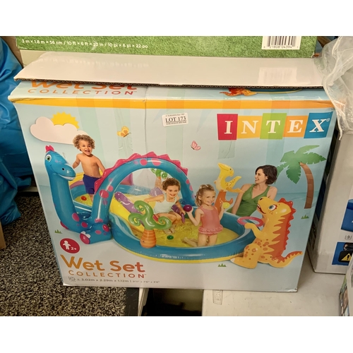 173 - BOXED INTEX WETSET COLLECTION PLAY POOL