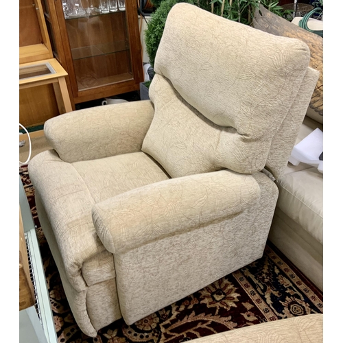 236 - SHERBORNE POWER RECLINING ARM CHAIR IN BEIGE