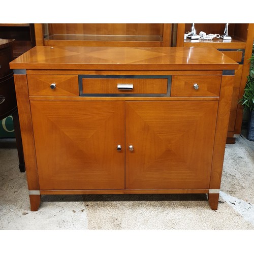 302 - SELVA THREE DRAWER TWO DOOR SIDEBOARD