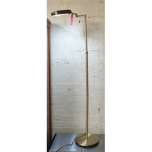 197A - BRASS EFFECT STANDING LIGHT