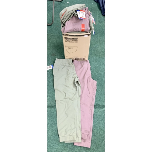 189 - BOX OF APPROX X40 LADIES 32 DEGREE COOL STRETCH PANTS - VARIOUS SIZES AND COLOURS