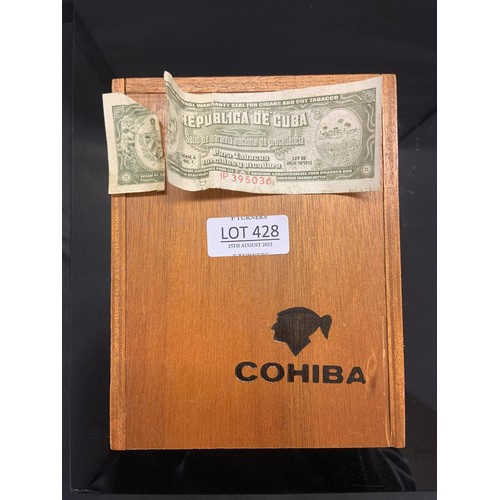 428 - BOX OF 24 HABANOS SIGLO IV COHIBA CUBAN CIGARS