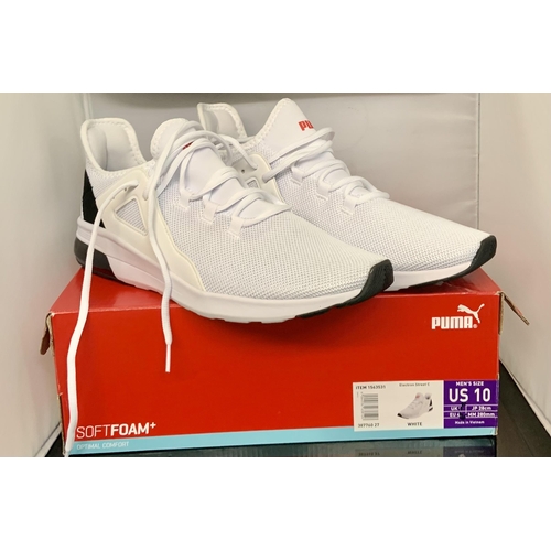 44 - BOXED PAIR OF PUMA SOFT FOAM ELECTRON STREET C MENS TRAINERS  - UK11 WHITE