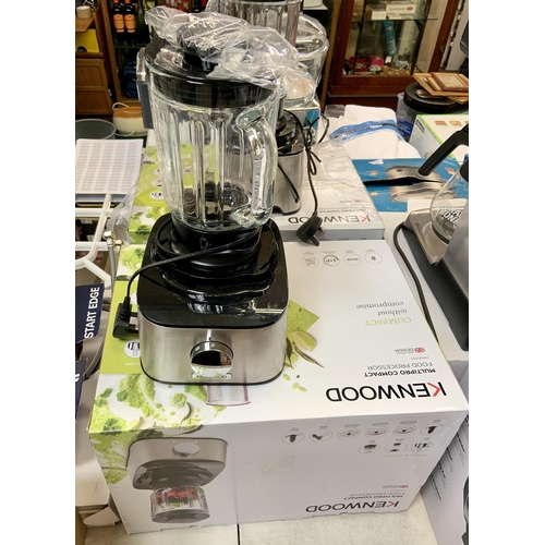 86 - BOXED KENWOOD MULTI PRO COMPACT FOOD PROCESSOR - FDM302SS