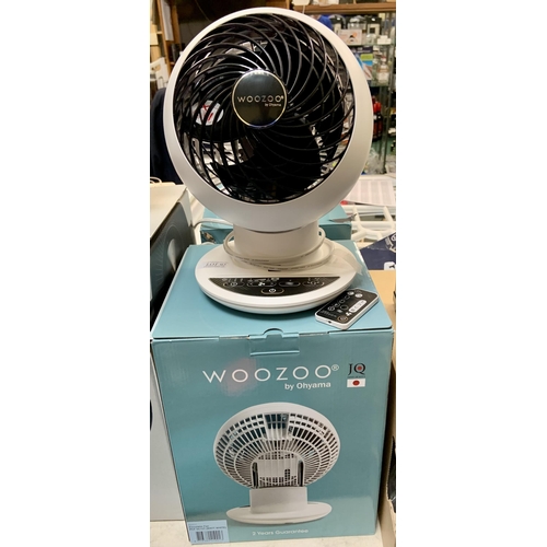 92 - BOXED WOOZOO OSCILLATING DESK FAN WITH R/C