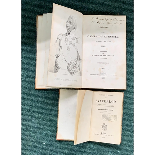 287 - A NARRATIVE OF THE CAMPAIGN IN RUSSIA, DURING THE YEAR 1812.Porter, Sir Robert Ker Published by Long... 