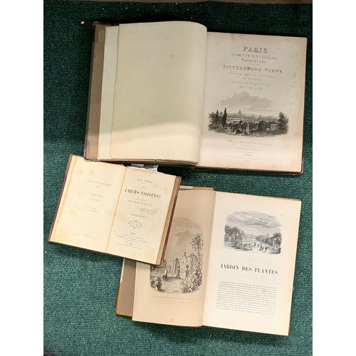 306 - LE JARDIN DES PLANTES BY PAR M. BOITARD PUBLISHED PARIS J.-J DUBOCHET ET C 1845 AND PARIS AND ITS EN... 