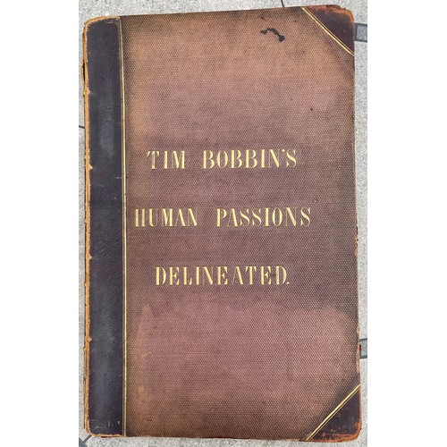 291 - Human Passions delineated in above 120 Figures, Droll, Satirical, and Humorous. Designed in the Hoga... 