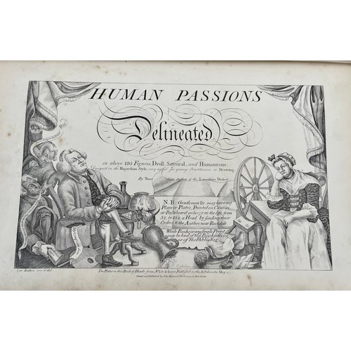 291 - Human Passions delineated in above 120 Figures, Droll, Satirical, and Humorous. Designed in the Hoga... 