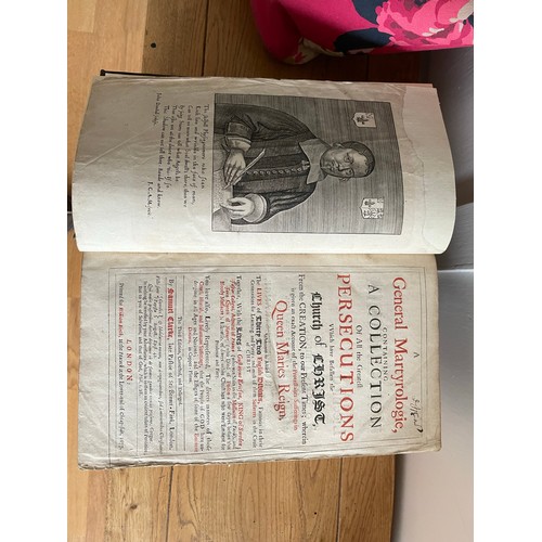 302 - SAMUEL CLARK'S 1677 GENERAL MARTYROLOGIE CONTAINING A COLLECTION OF ALL THE GREATEST PERSECUTIONS, P... 