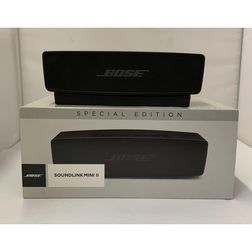 29 - BOXED BOSE SOUNDLINK MINI 2 SPECIAL EDITION WITH CHARGING DOCK